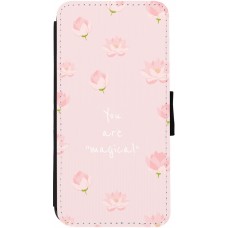 iPhone 12 / 12 Pro Case Hülle - Wallet schwarz Mom 2023 your are magical