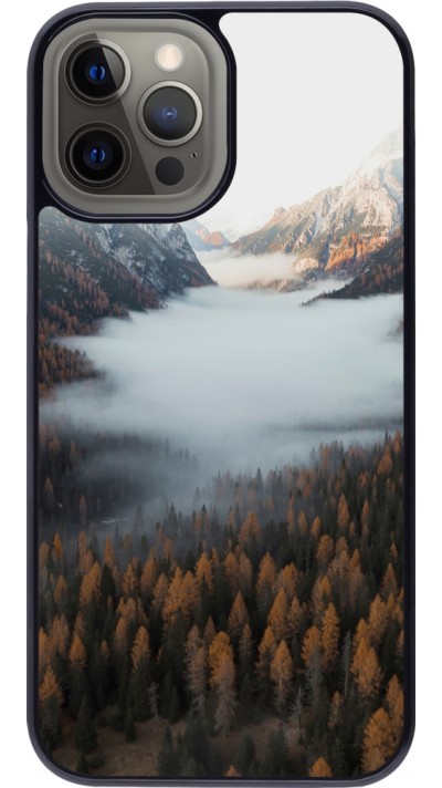 iPhone 12 Pro Max Case Hülle - Autumn 22 forest lanscape