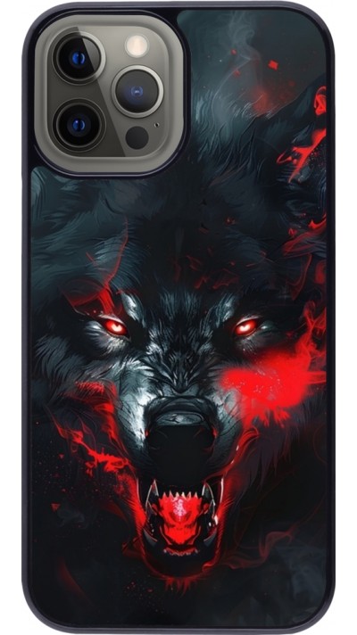 iPhone 12 Pro Max Case Hülle - Halloween 2024 mad werewolf