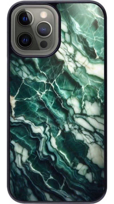 iPhone 12 Pro Max Case Hülle - Majestätischer grüner Marmor