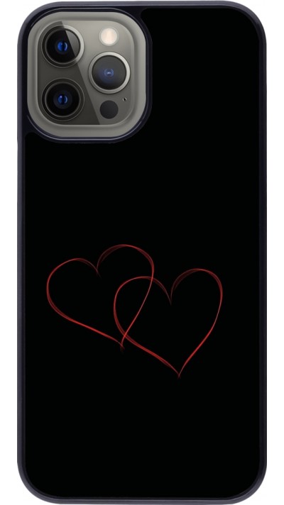 iPhone 12 Pro Max Case Hülle - Valentine 2023 attached heart