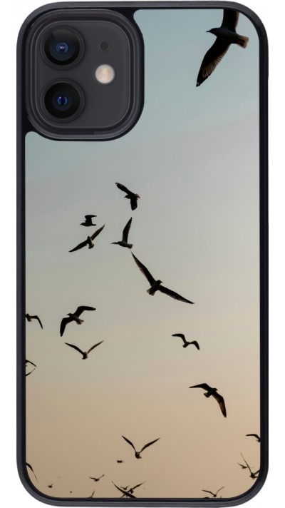 iPhone 12 mini Case Hülle - Autumn 22 flying birds shadow