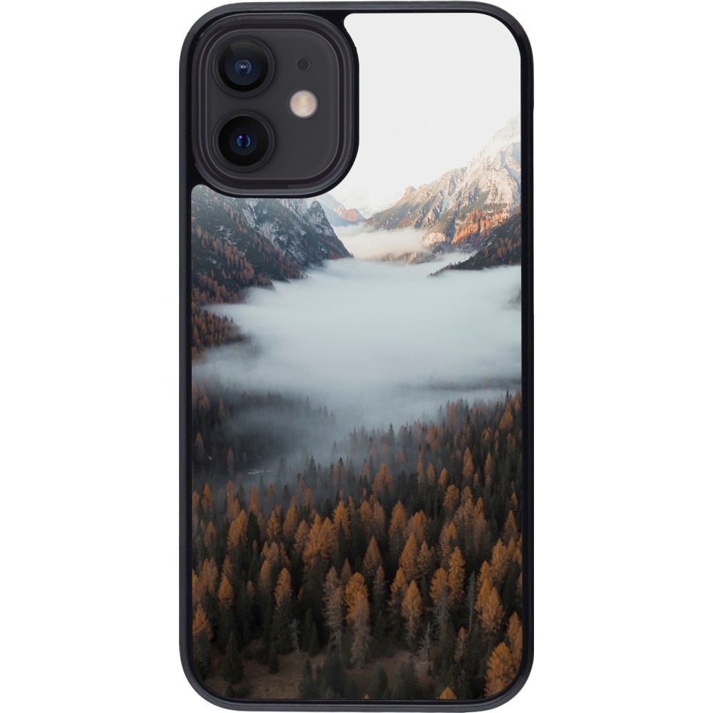 iPhone 12 mini Case Hülle - Autumn 22 forest lanscape