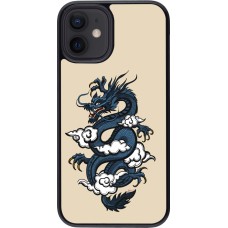 iPhone 12 mini Case Hülle - Blue Dragon Tattoo