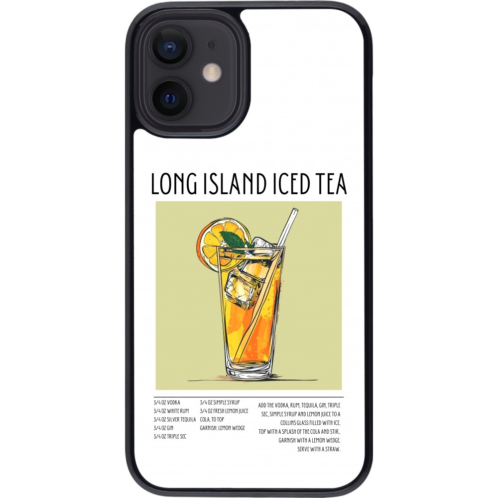 iPhone 12 mini Case Hülle - Cocktail Rezept Long Island Ice Tea