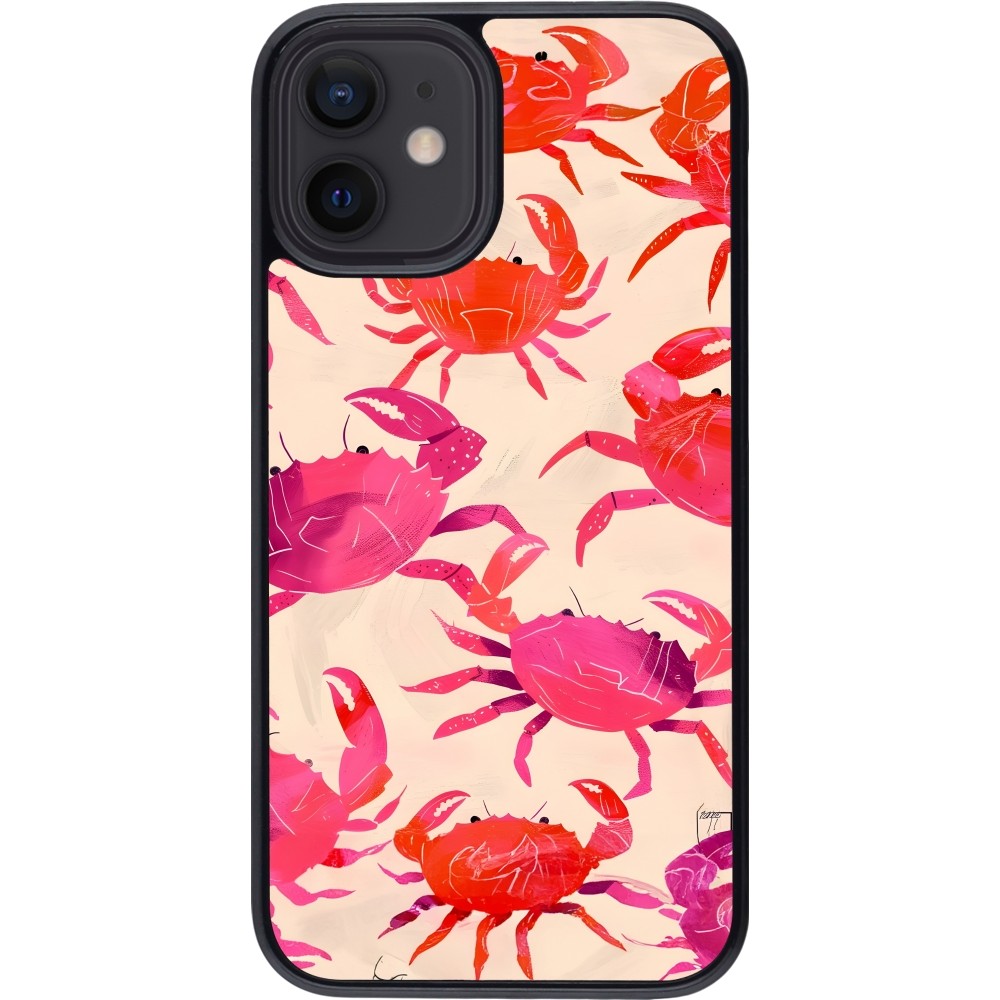 iPhone 12 mini Case Hülle - Crabs Paint