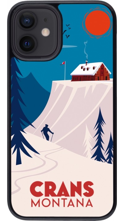 iPhone 12 mini Case Hülle - Crans-Montana Cabane