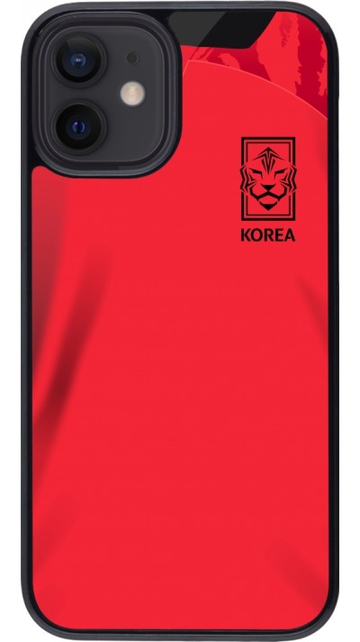 iPhone 12 mini Case Hülle - Südkorea 2022 personalisierbares Fussballtrikot