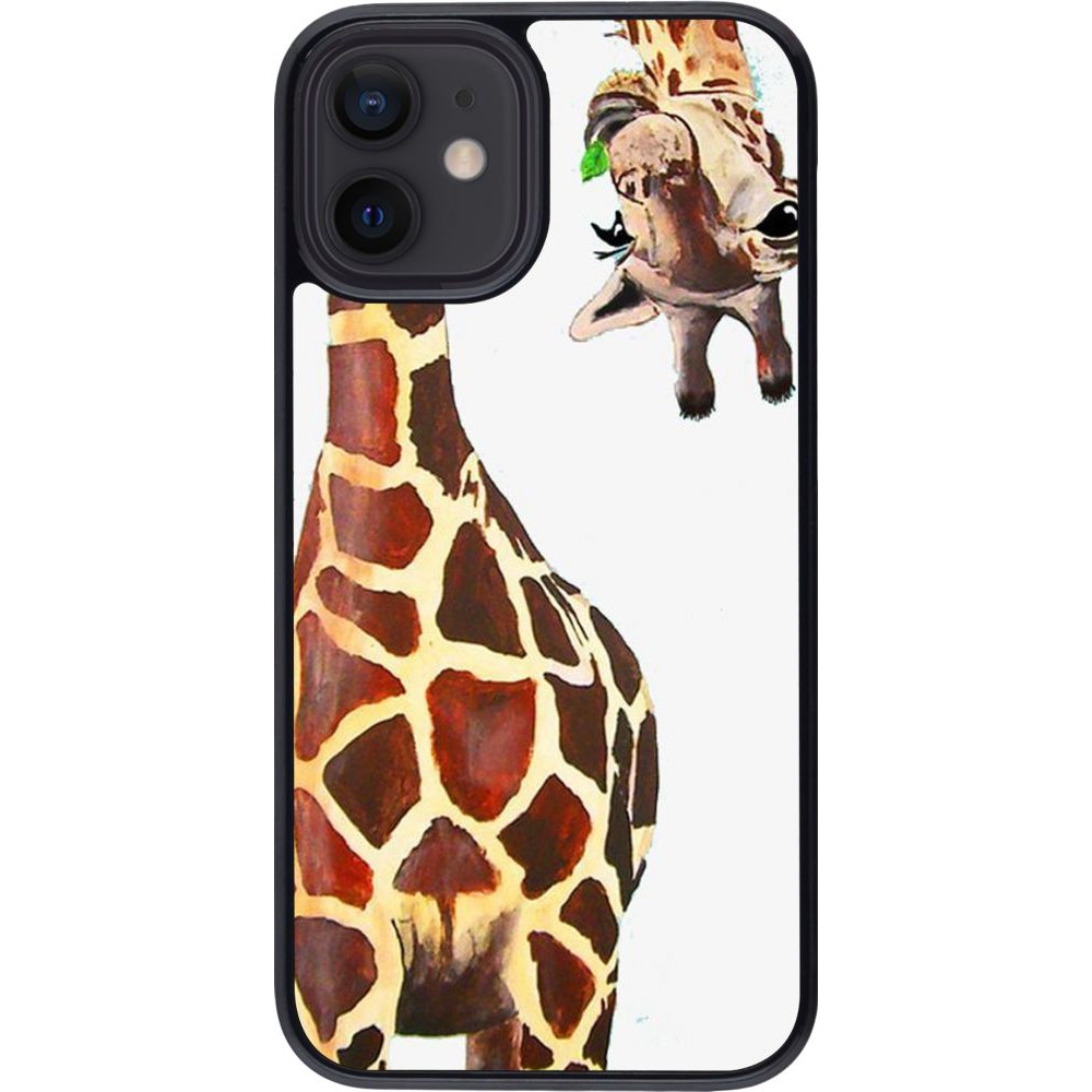 Hülle iPhone 12 mini - Giraffe Fit