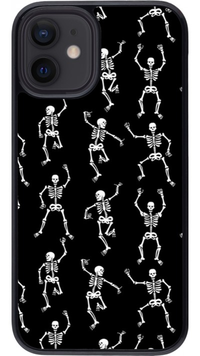 iPhone 12 mini Case Hülle - Halloween 2024 dancing skeleton