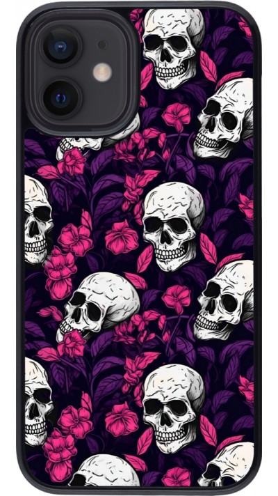 iPhone 12 mini Case Hülle - Halloween 2024 romantic skulls