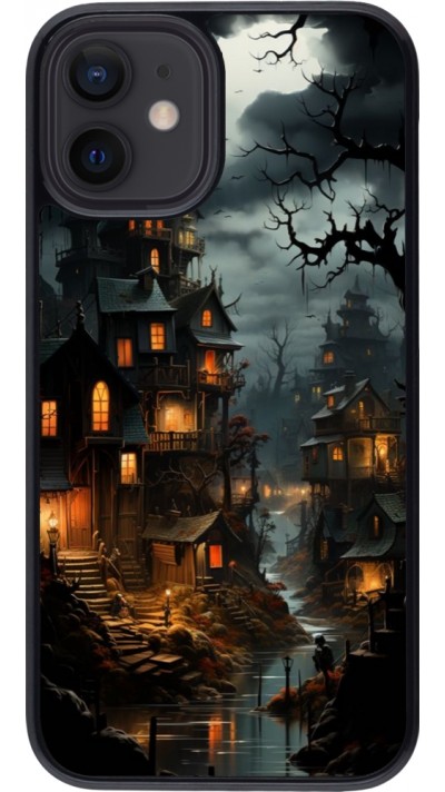 iPhone 12 mini Case Hülle - Halloween 2024 scary town