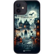 iPhone 12 mini Case Hülle - Halloween Spukstadt