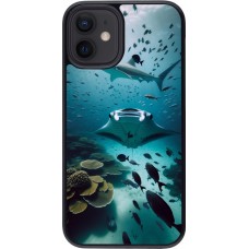 iPhone 12 mini Case Hülle - Manta Lagune Reinigung