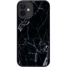 Hülle iPhone 12 mini - Marble Black 01