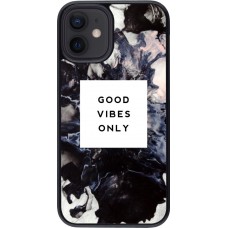 Hülle iPhone 12 mini - Marble Good Vibes Only