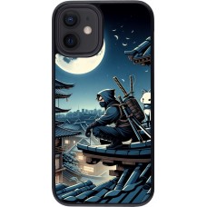 iPhone 12 mini Case Hülle - Ninja unter dem Mond