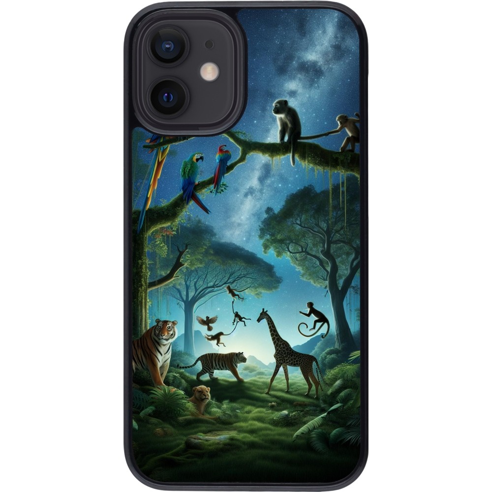 iPhone 12 mini Case Hülle - Paradies der exotischen Tiere