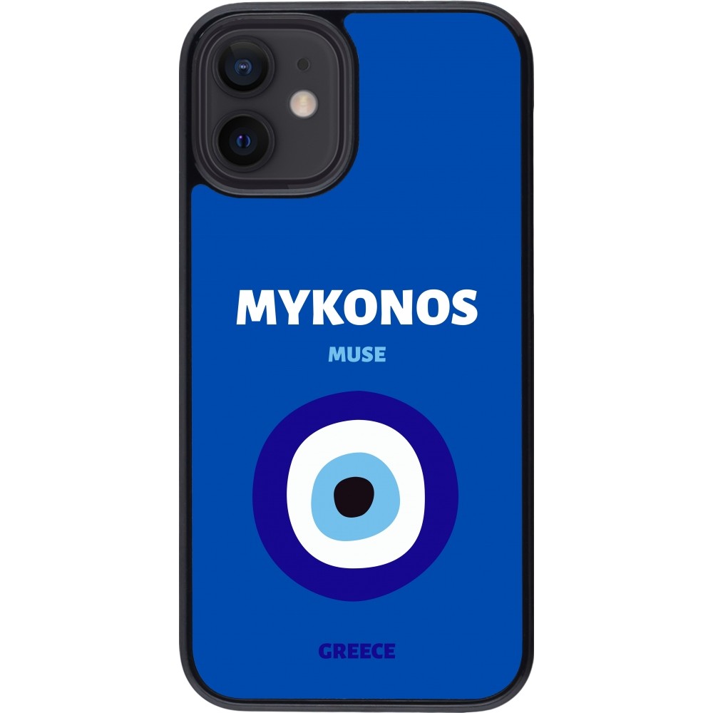 iPhone 12 mini Case Hülle - Pop Summer Destination Mykonos