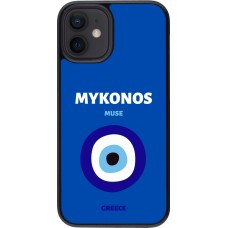 iPhone 12 mini Case Hülle - Pop Summer Destination Mykonos