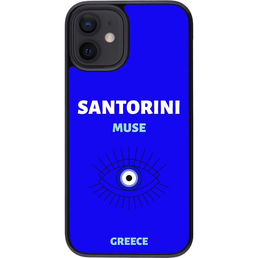 iPhone 12 mini Case Hülle - Pop Summer Destination Santorini