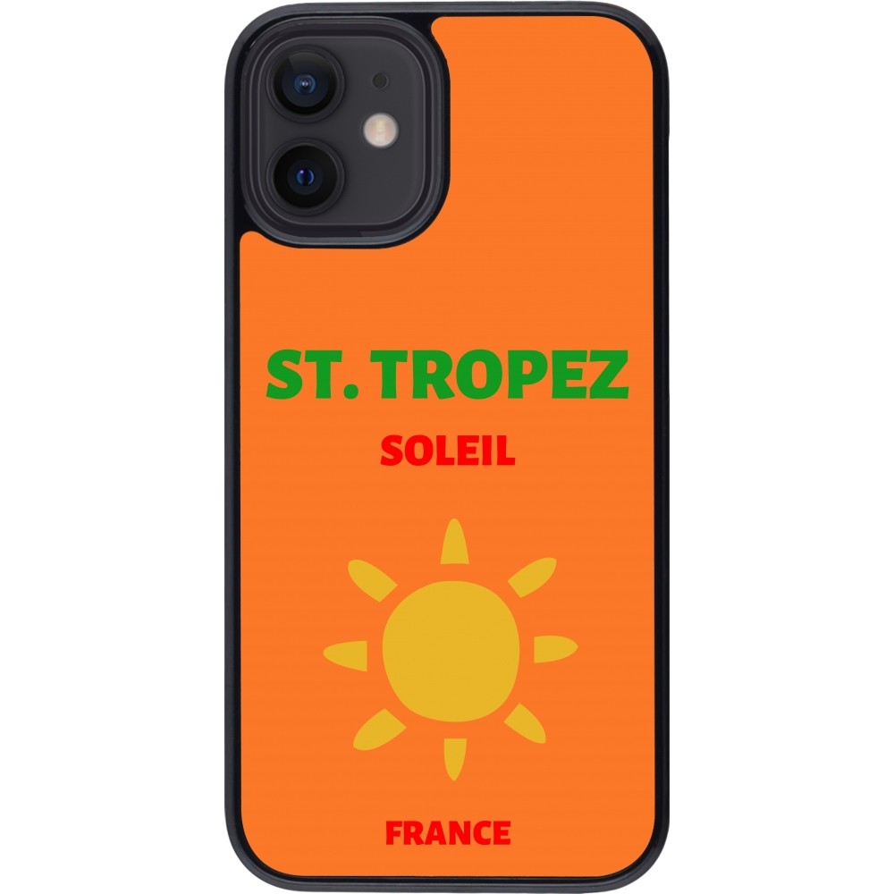 iPhone 12 mini Case Hülle - Pop Summer Destination St-Tropez