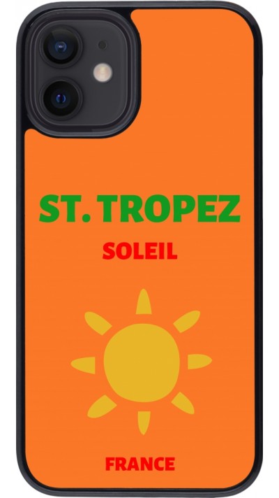 iPhone 12 mini Case Hülle - Pop Summer Destination St-Tropez