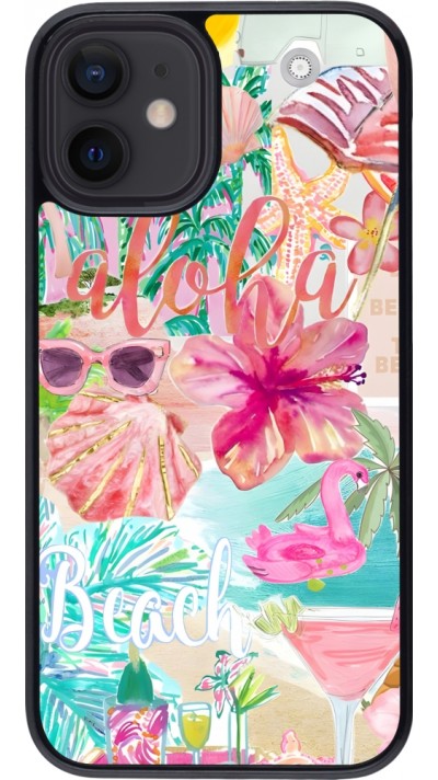 iPhone 12 mini Case Hülle - Preppy Collage Aloha