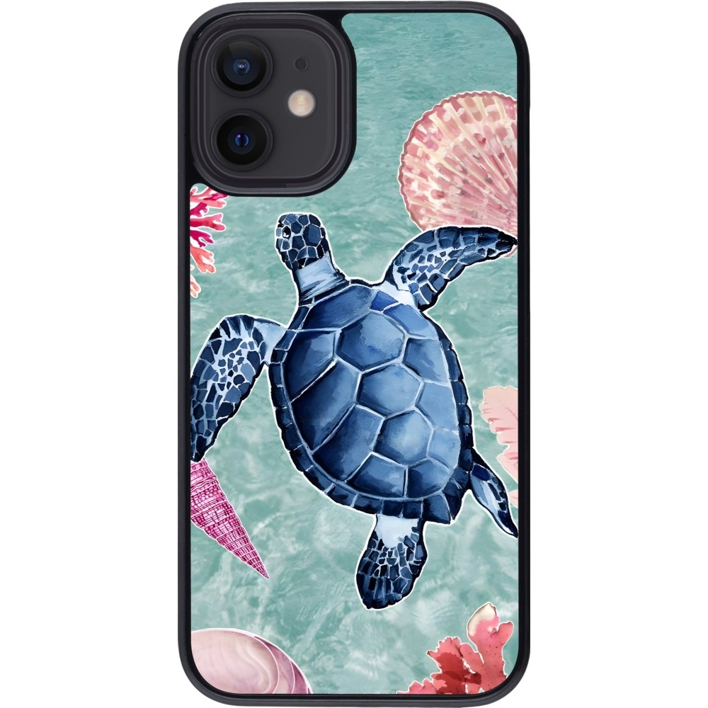 iPhone 12 mini Case Hülle - Preppy Turtle