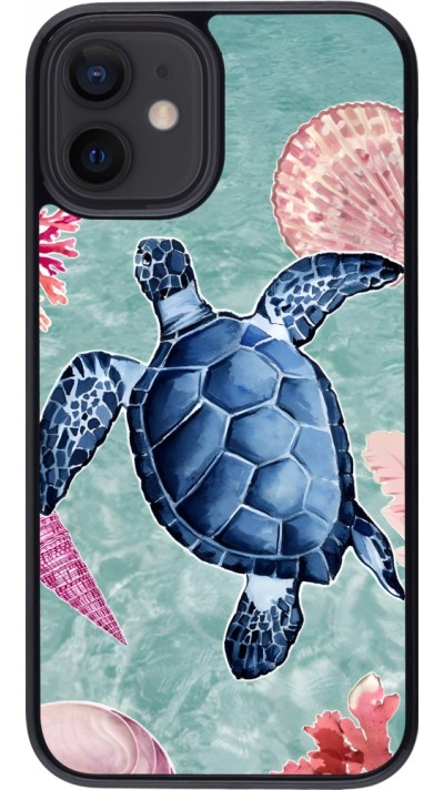 iPhone 12 mini Case Hülle - Preppy Turtle