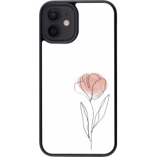 iPhone 12 mini Case Hülle - Spring 23 minimalist flower