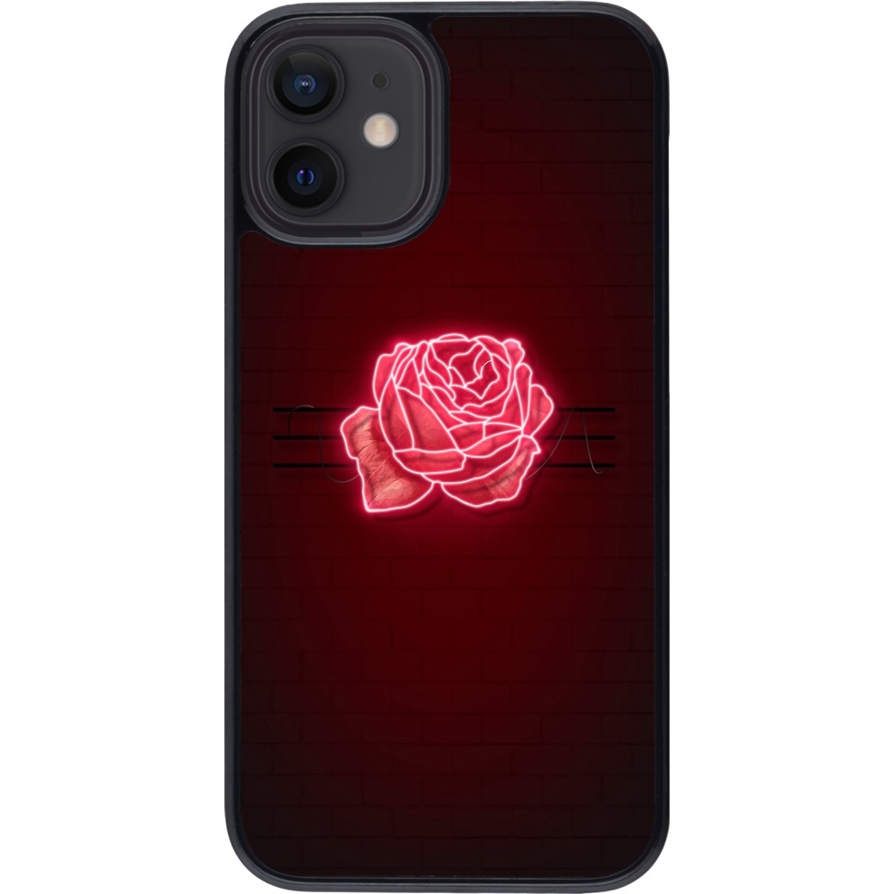 iPhone 12 mini Case Hülle - Spring 23 neon rose