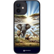 iPhone 12 mini Case Hülle - Afrikanisches Wildleben