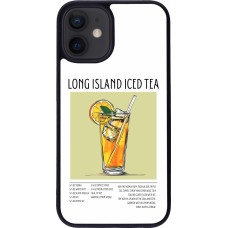 iPhone 12 mini Case Hülle - Silikon schwarz Cocktail Rezept Long Island Ice Tea