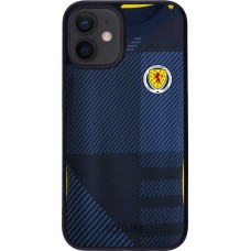 iPhone 12 mini Case Hülle - Silikon schwarz Schottland personalisierbares Fussballtrikot