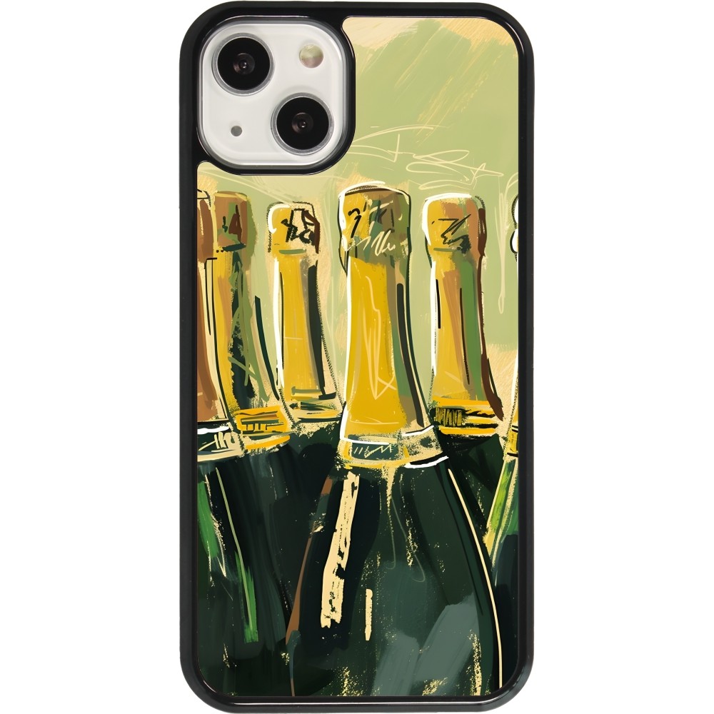 iPhone 13 Case Hülle - Champagne Malerei