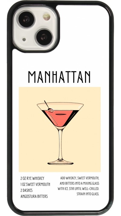 iPhone 13 Case Hülle - Cocktail Rezept Manhattan