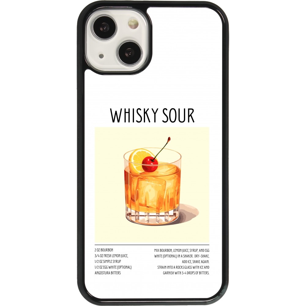 iPhone 13 Case Hülle - Cocktail Rezept Whisky Sour