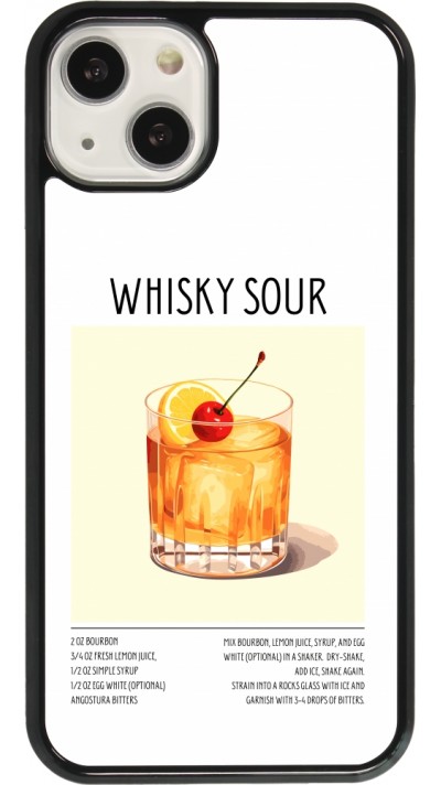 iPhone 13 Case Hülle - Cocktail Rezept Whisky Sour