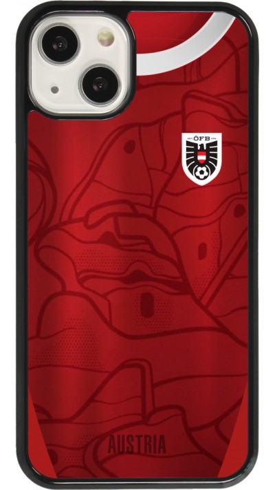 Coque iPhone 13 - Maillot de football Autriche personnalisable