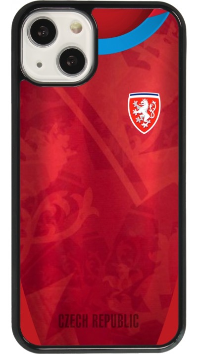 Coque iPhone 13 - Maillot de football République Tchèque personnalisable