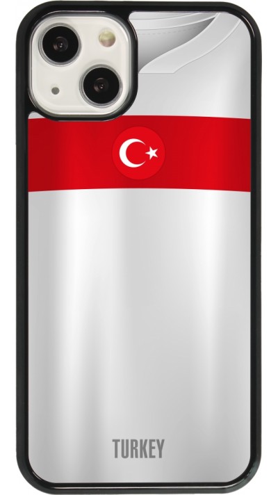 Coque iPhone 13 - Maillot de football Turquie personnalisable