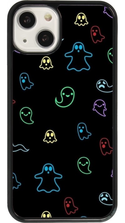 iPhone 13 Case Hülle - Halloween 2024 colorful ghosts