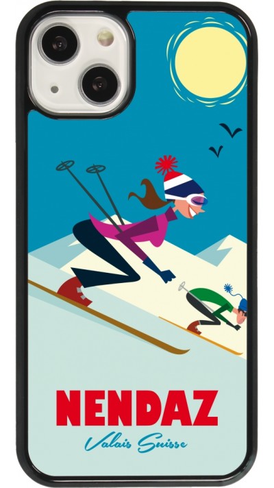 Coque iPhone 13 - Nendaz Ski Downhill