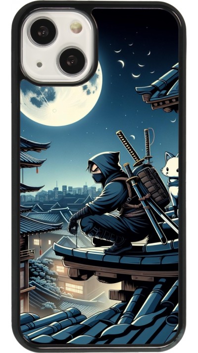 iPhone 13 Case Hülle - Ninja unter dem Mond