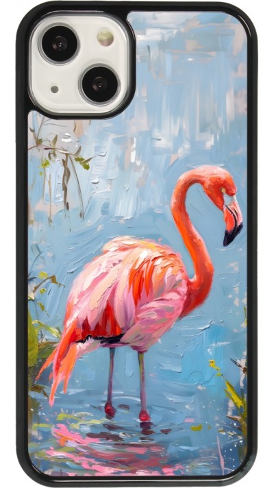 iPhone 13 Case Hülle - Paint Flamingo