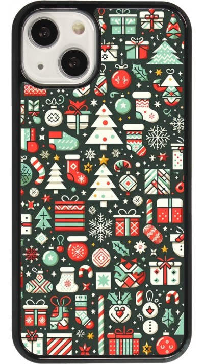 iPhone 13 Case Hülle - Weihnachten 2023 Flachmuster