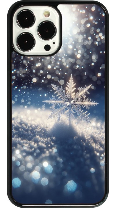 iPhone 13 Pro Max Case Hülle - Schneeflocke Solar Glanz