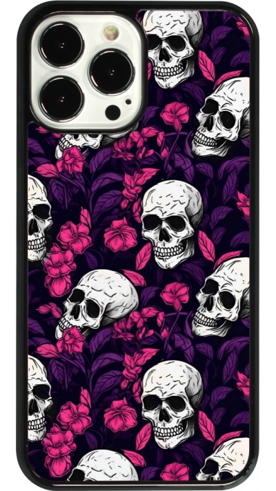 iPhone 13 Pro Max Case Hülle - Halloween 2024 romantic skulls