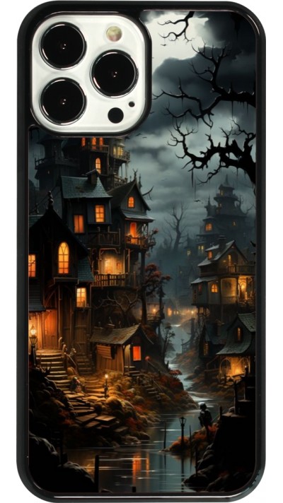 iPhone 13 Pro Max Case Hülle - Halloween 2024 scary town